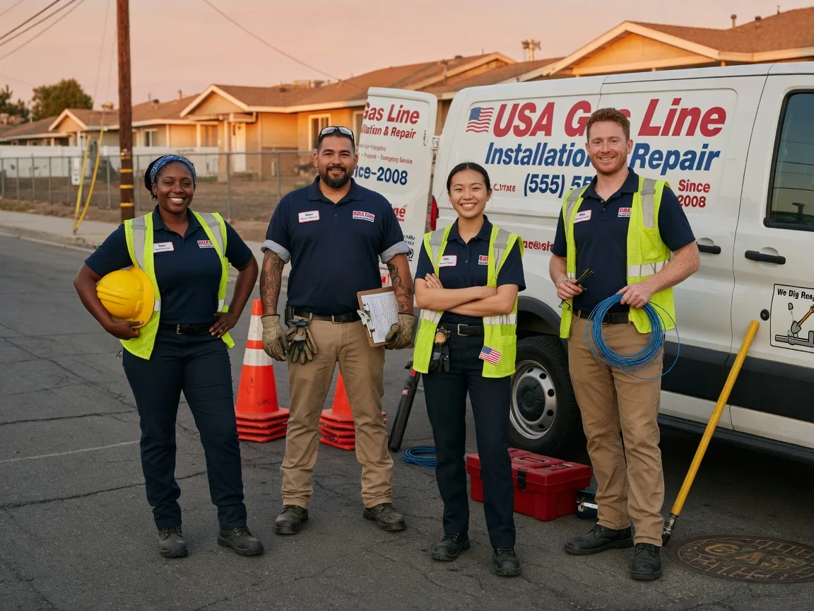 Gas Line Installation company in Portal, ND